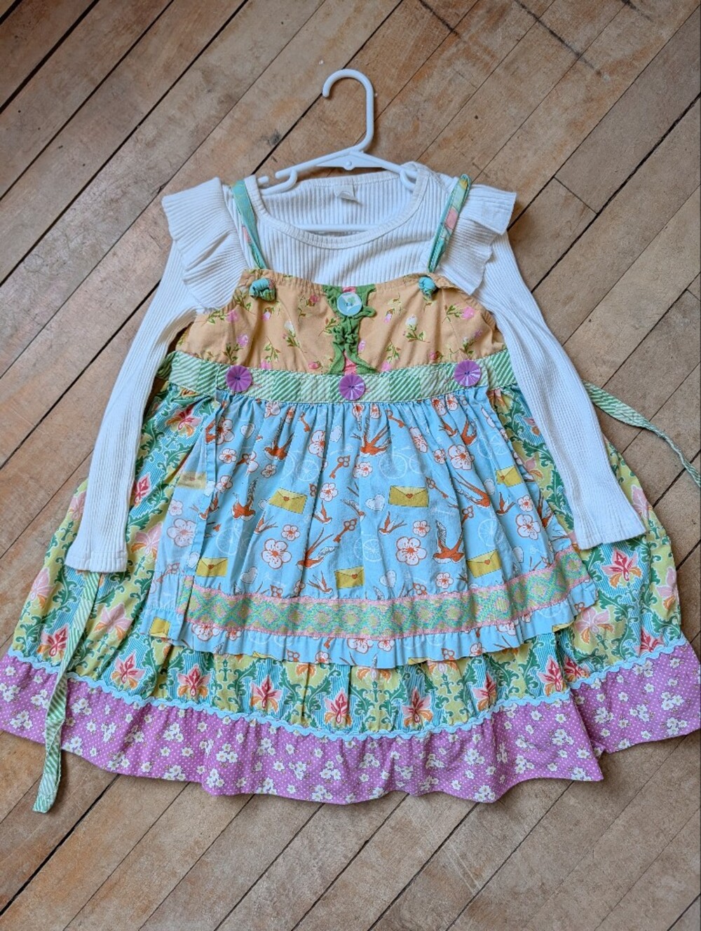 Matilda Jane Yellow Floral Girls Skirt